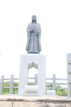 八幡岬公園_お萬の方さまの像