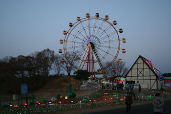 東京ドイツ村 イルミネーションの前に