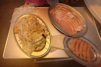 マザー牧場のバーベキュー写真