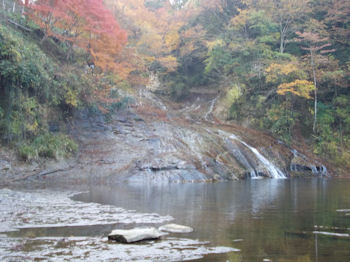養老渓谷,粟又の滝,あわまたのたき,紅葉