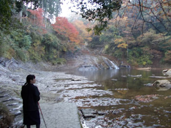 養老渓谷,粟又の滝,あわまたのたき,紅葉